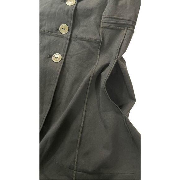 Nick+Zoe Tree Button Seamed Riding Jacket Size X Small Black New - Picture 9 of 16